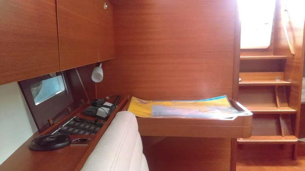 Salon of Spinaker, a Dufour 350 GL sailboat at Izola / Isola, Slovenia