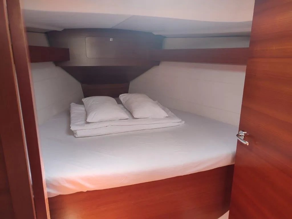 Cabin on Spinaker, a Dufour 350 GL sailboat at Izola / Isola, Slovenia