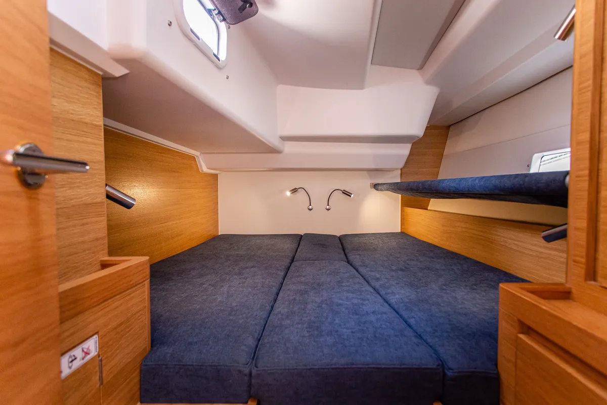 Cabin on Athena, a X-Yachts X4⁶ sailboat at Lavrion, Greece