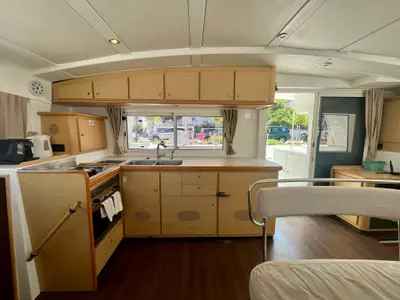Galley of Celia, a Lagoon 440 catamaran at Marina, Croatia
