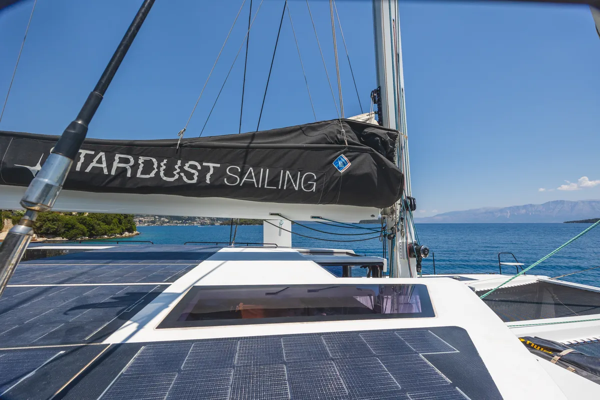 Stardust, a Gulet Windelo 54 catamaran at Municipal Unit of Lefkada, Greece
