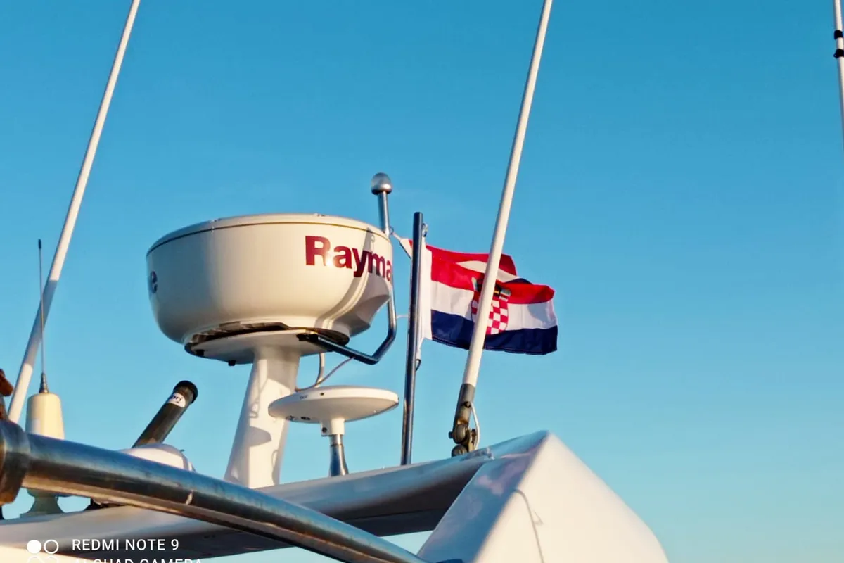 Altair 45, a motor yacht at Pula, Croatia