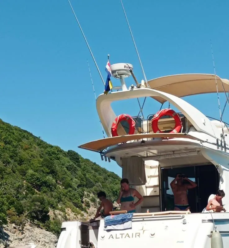 Altair 45, a motor yacht at Pula, Croatia
