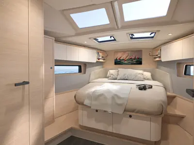Cabin on Sunsail 44.4 Premium, a Dufour 44 sailboat at Municipal Unit of Lefkada, Greece