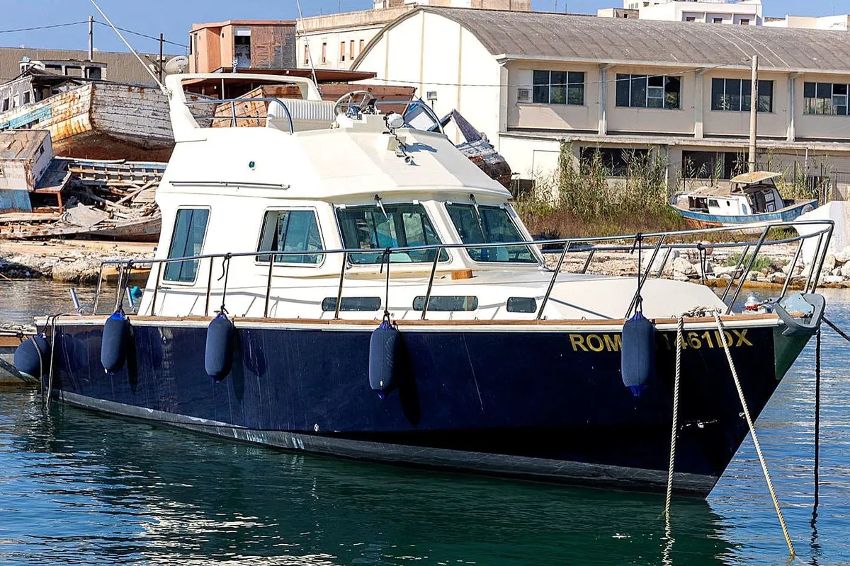 Exterior view of Cichetta II, a Gulet Motorboat motorboat at Trapani, Italy