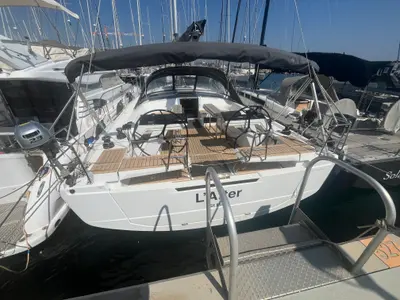 L'after, a Hanse 460 sailboat at Marseille, France