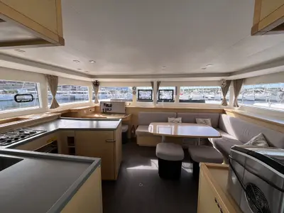 Galley of Alex I, a Lagoon 450 catamaran at Grad Šibenik, Croatia