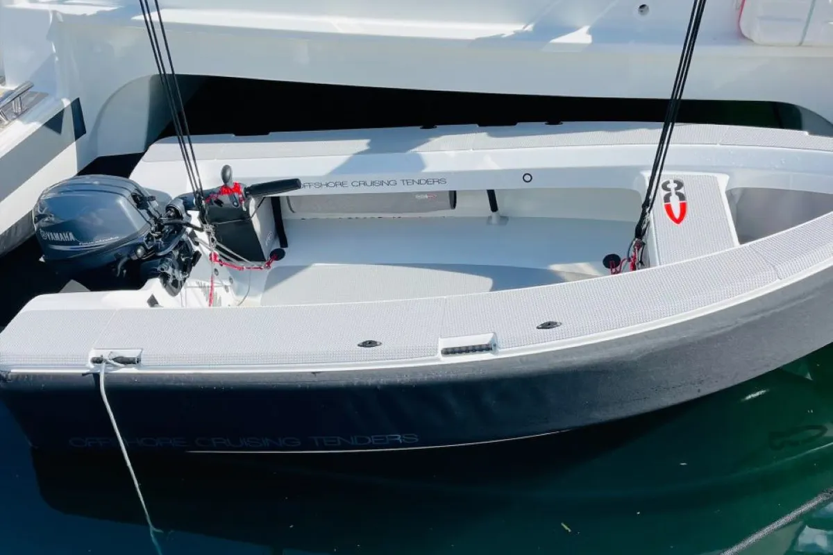 Scarlet Ibis, a Fountaine Pajot Isla 40 catamaran at Road Town, British Virgin Islands