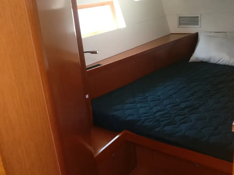LUCKY TRADER, a Beneteau Oceanis 55 sailboat at Lavreotiki Municipal Unit, Greece