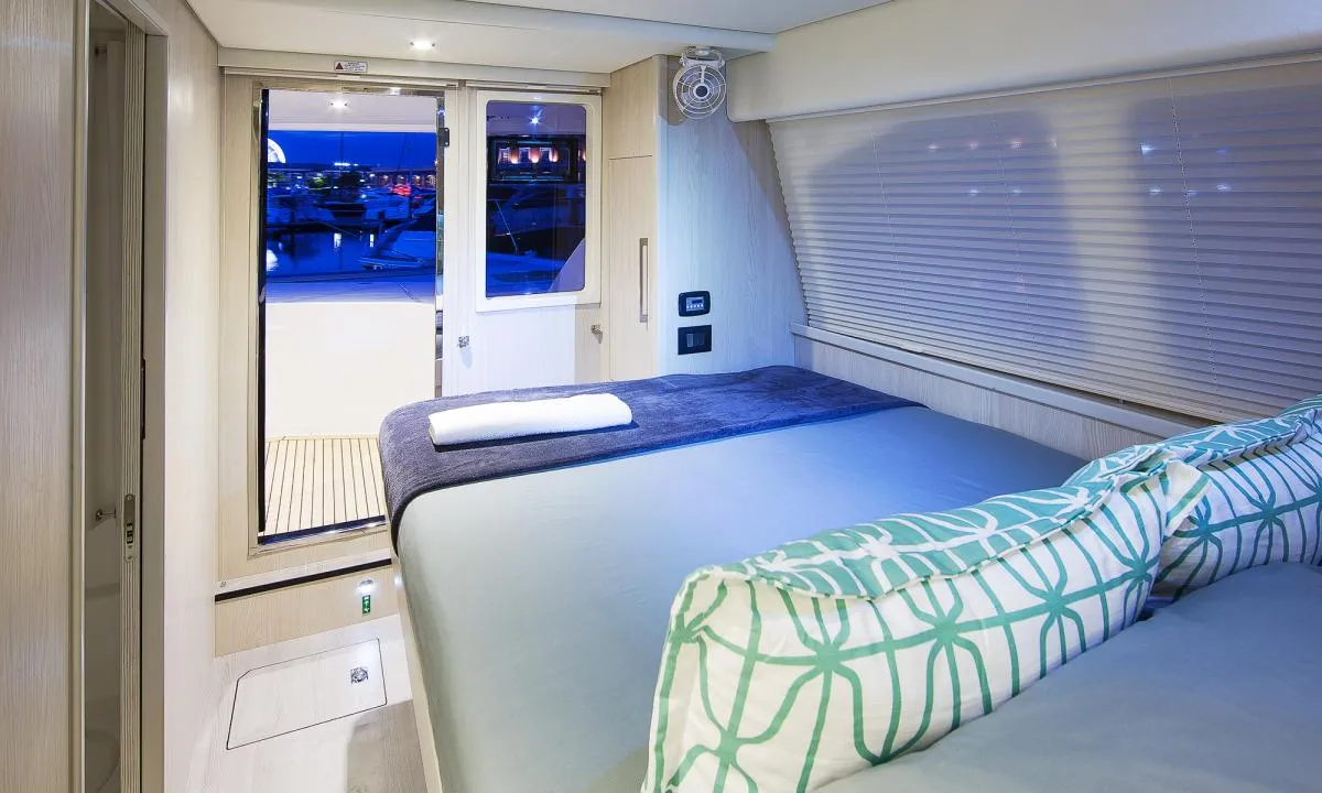 Cabin on Leopard 58, a catamaran at Road Town, British Virgin Islands