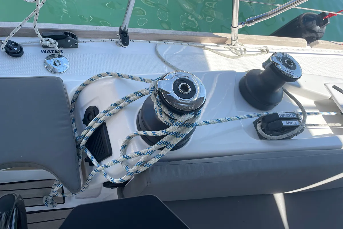 Adonis, a Bavaria Vision 42 sailboat at Preveza, Greece