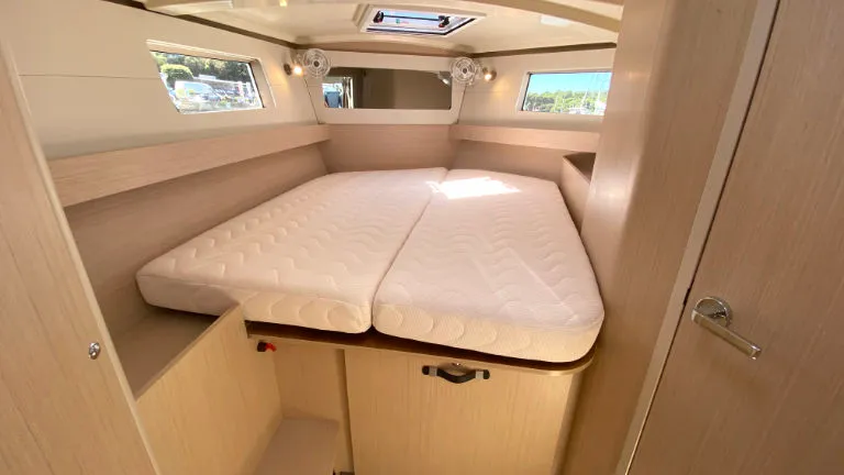 Cabin on Pauline, a Beneteau Oceanis 41.1 sailboat at Grad Pula, Croatia