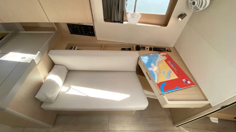 Salon of Pauline, a Beneteau Oceanis 41.1 sailboat at Grad Pula, Croatia
