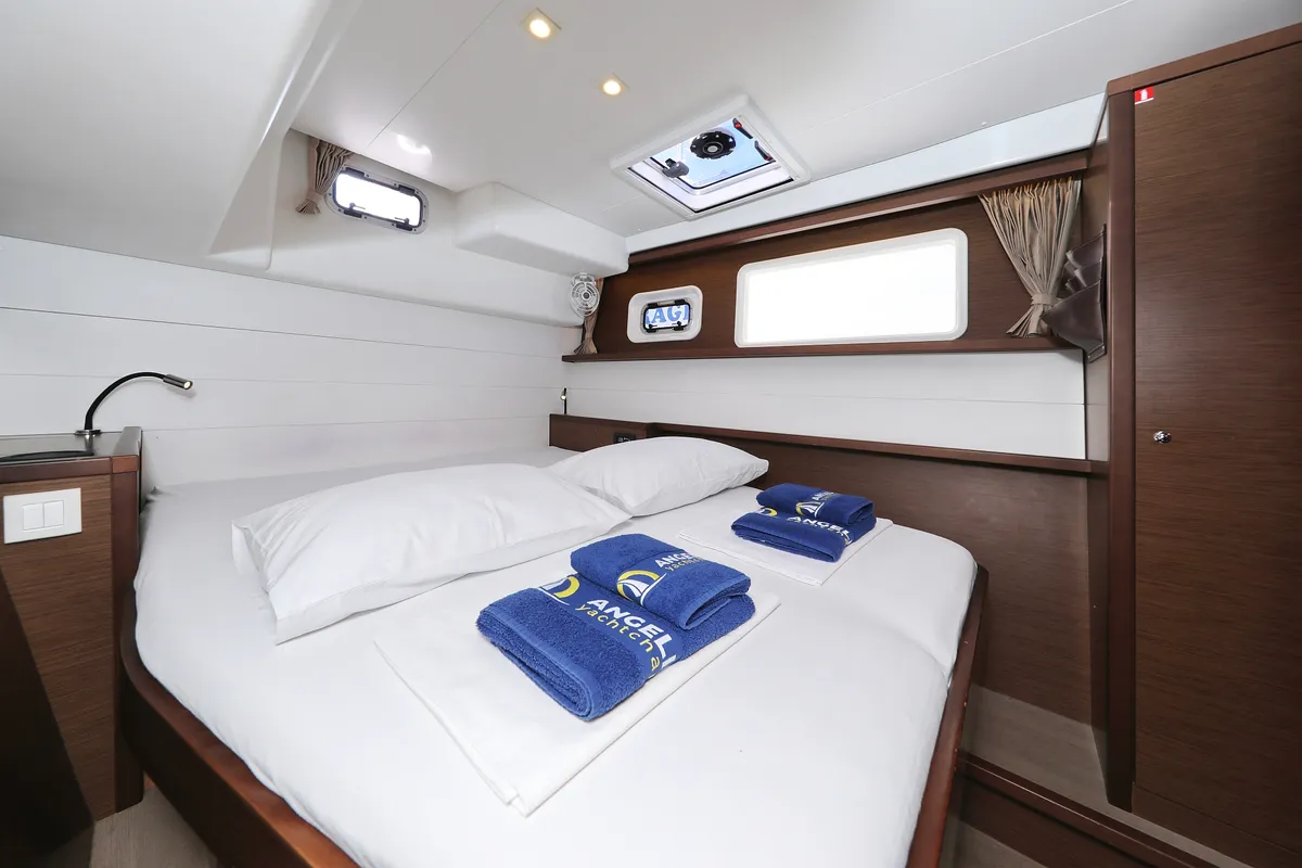 Cabin on Adriatic Queen, a Lagoon 450 S catamaran at Grad Biograd na Moru, Croatia