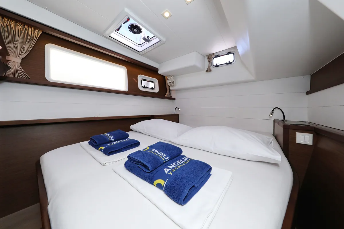 Cabin on Adriatic Queen, a Lagoon 450 S catamaran at Grad Biograd na Moru, Croatia