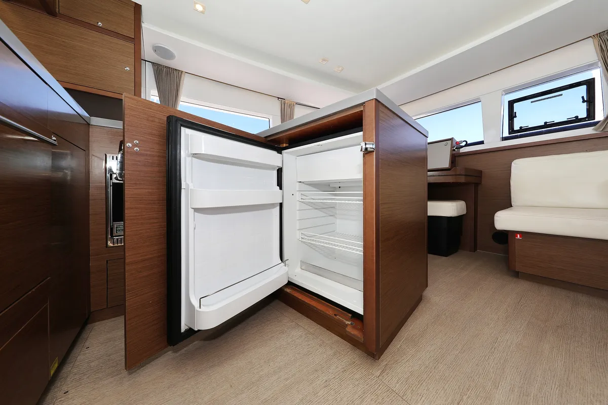 Galley of Adriatic Queen, a Lagoon 450 S catamaran at Grad Biograd na Moru, Croatia