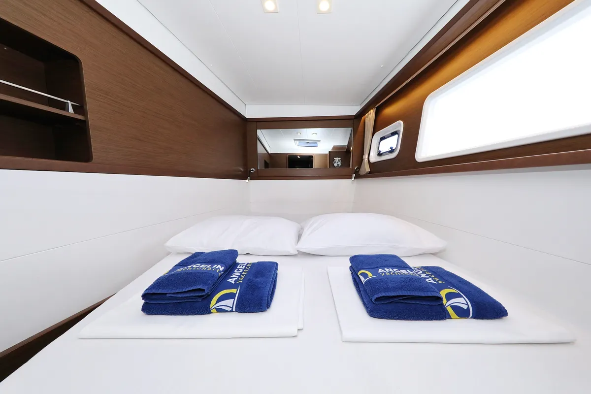 Cabin on Adriatic Queen, a Lagoon 450 S catamaran at Grad Biograd na Moru, Croatia