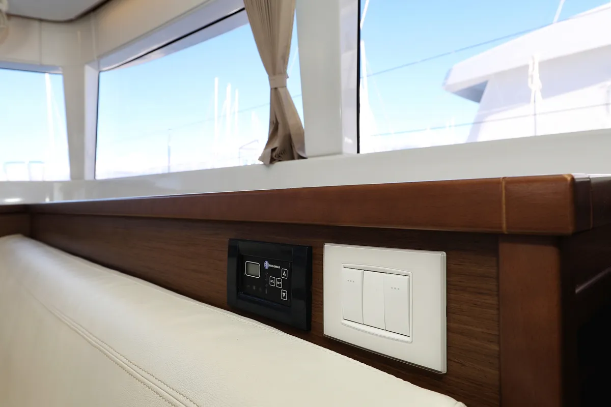 Adriatic Queen, a Lagoon 450 S catamaran at Grad Biograd na Moru, Croatia