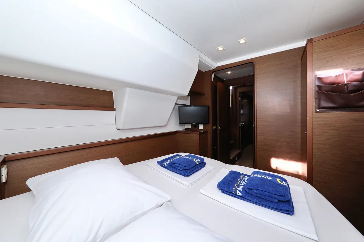 Cabin on Adriatic Queen, a Lagoon 450 S catamaran at Grad Biograd na Moru, Croatia