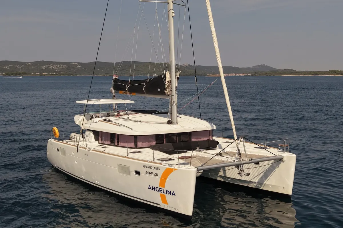 Adriatic Queen, a Lagoon 450 S - 4 + 2 cab. catamaran at Biograd na Moru, Croatia