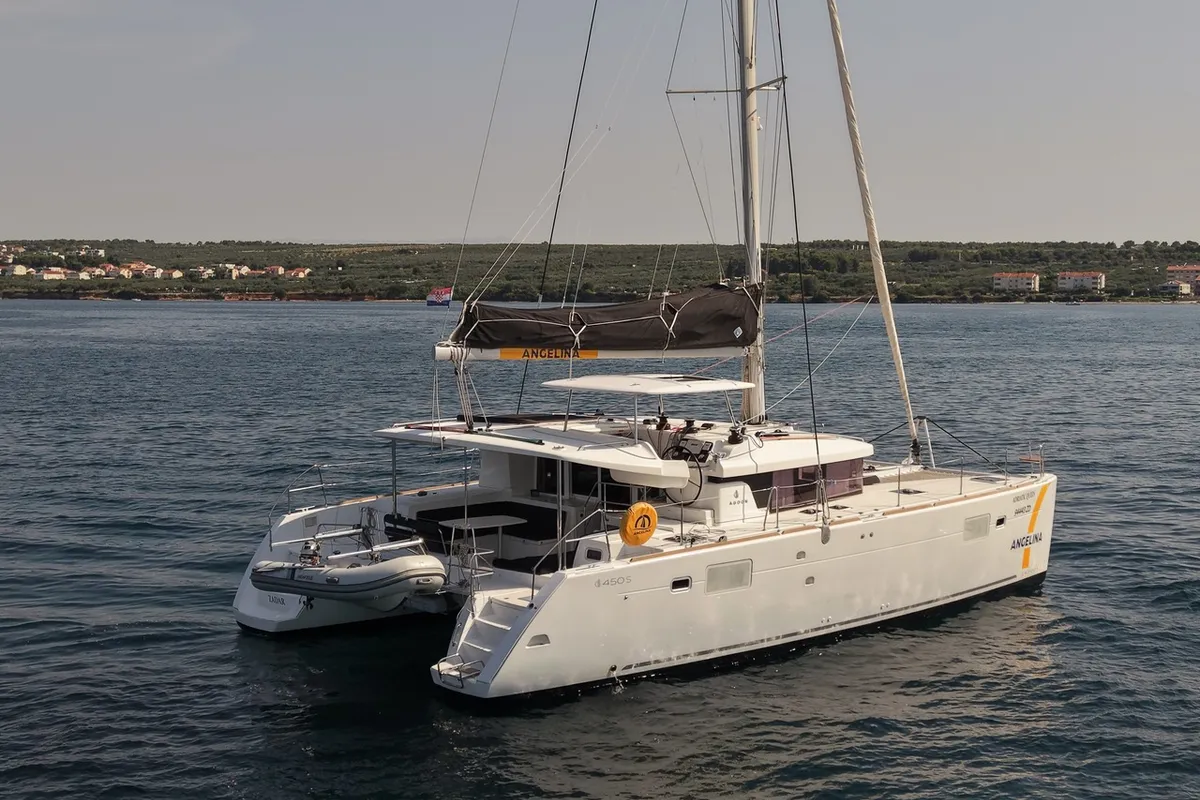 Adriatic Queen, a Lagoon 450 S - 4 + 2 cab. catamaran at Biograd na Moru, Croatia