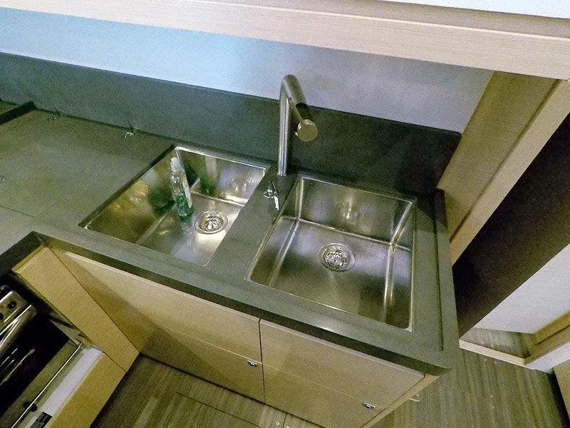 Galley of Vita, a Dufour 530 sailboat at Grad Šibenik, Croatia