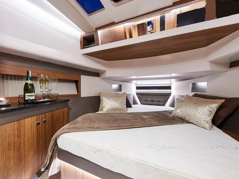 Cabin on Maya Bay 3, a Northman 1200 motorboat at Split, Croatia