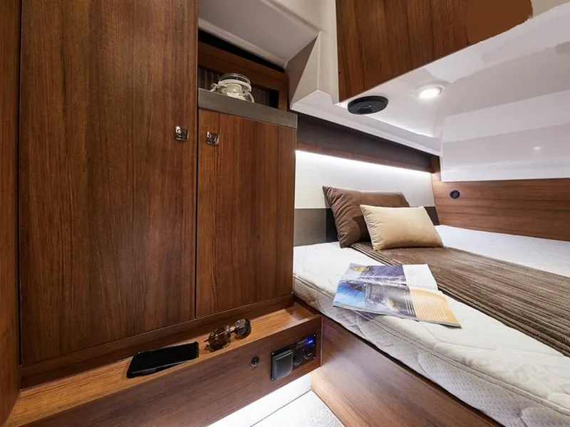 Cabin on Maya Bay 3, a Northman 1200 motorboat at Split, Croatia