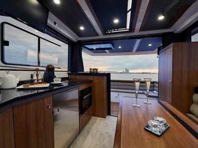 Galley of Maya Bay 3, a Northman 1200 motorboat at Split, Croatia