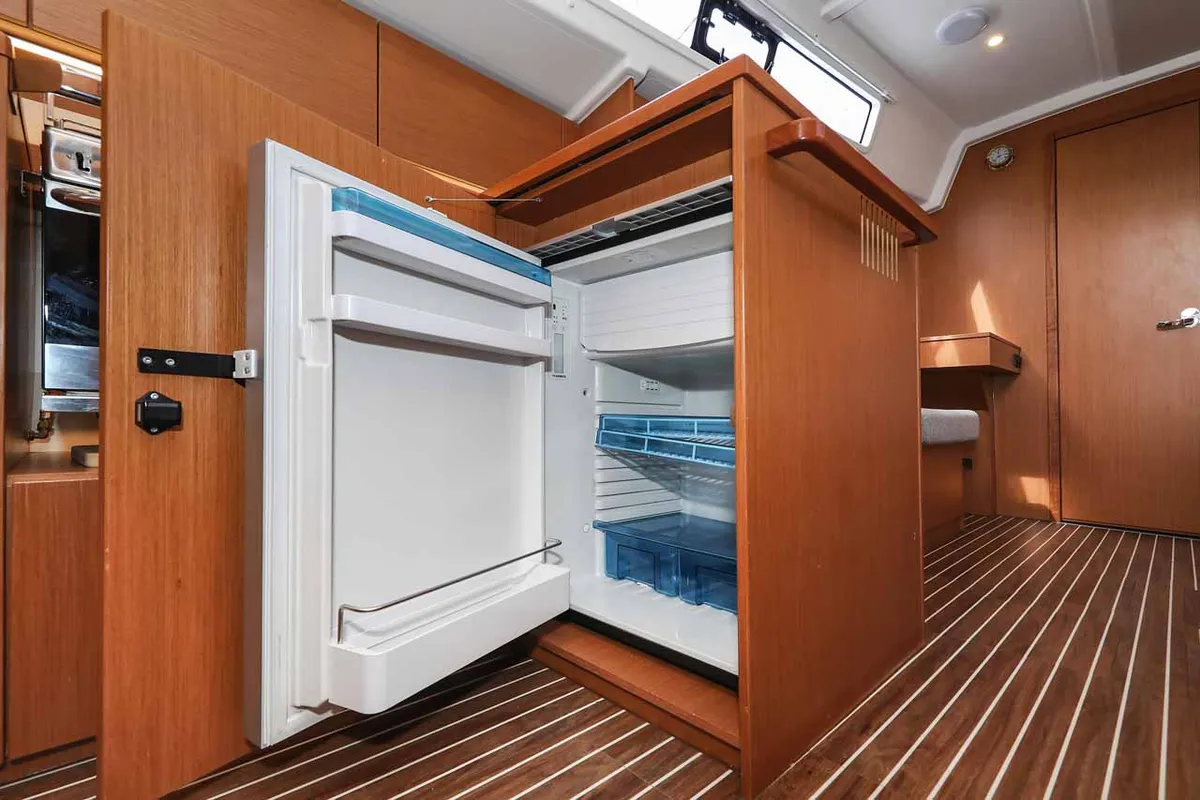 Galley of Good Times, a Bavaria C42 sailboat at Grad Trogir, Croatia