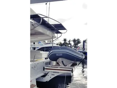 Delokoko, a Lagoon 46 catamaran at Ribishi, Saint Vincent and the Grenadines