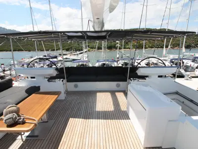 Salon of The Sun (TOR), a Lagoon 620 catamaran at Road Town, British Virgin Islands