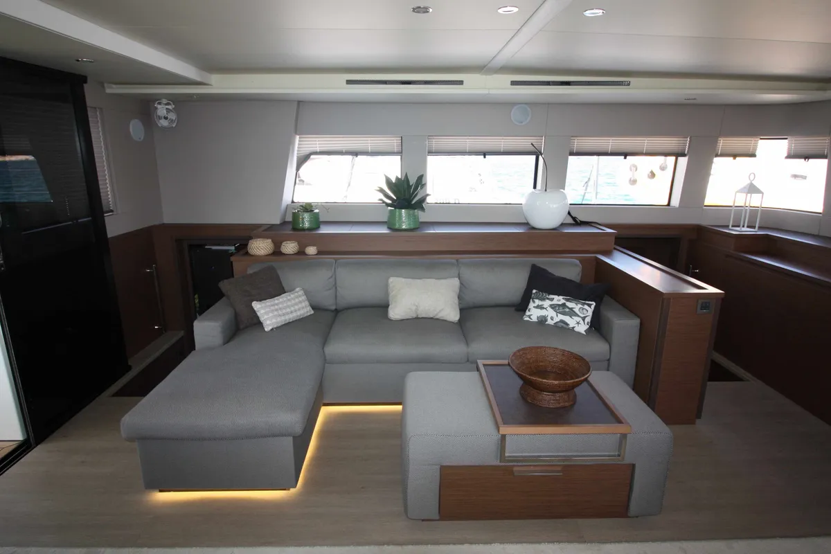 Cabin on The Sun (TOR), a Lagoon 620 catamaran at Road Town, British Virgin Islands