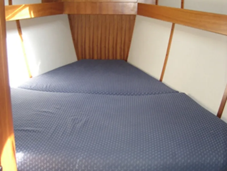 Cabin on NAIADA , a Elan Impression 384 sailboat at Piraeus, Greece