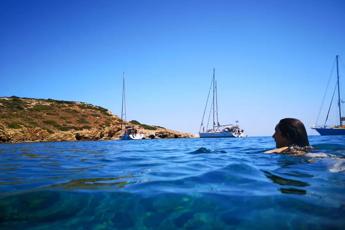 NAIADA , a Elan Impression 384 sailboat at Piraeus, Greece