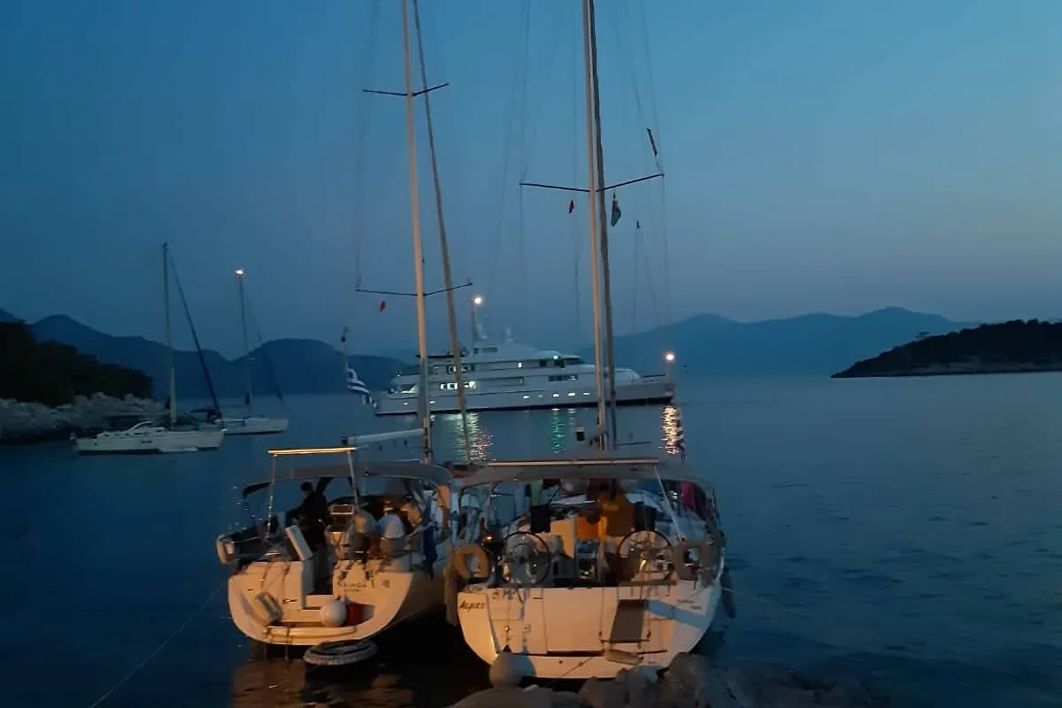 NAIADA , a Elan Impression 384 sailboat at Piraeus, Greece