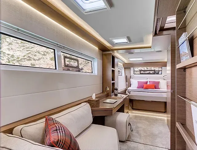 Cabin on Sunshine, a Lagoon 50 catamaran at Grad Trogir, Croatia