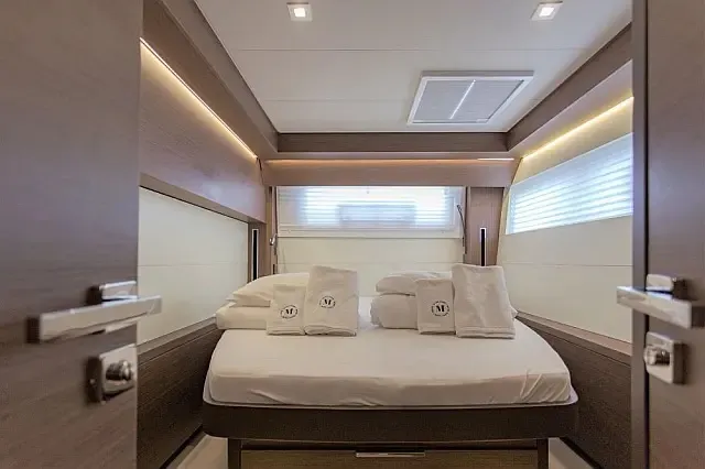 Cabin on Sunshine, a Lagoon 50 catamaran at Grad Trogir, Croatia