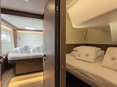 Cabin on Sunshine, a Lagoon 50 catamaran at Grad Trogir, Croatia