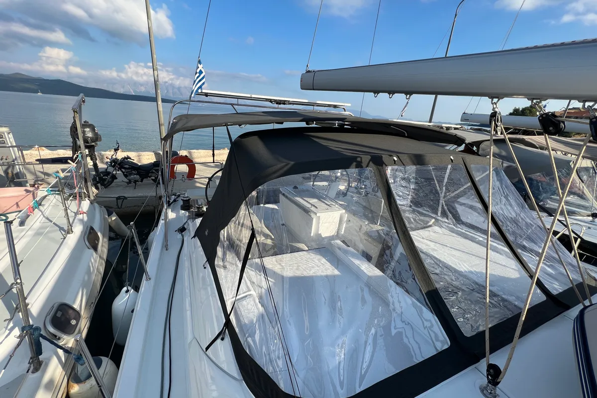 Cabin on MariMar, a Beneteau Oceanis 46.1 sailboat at Municipal Unit of Lefkada, Greece