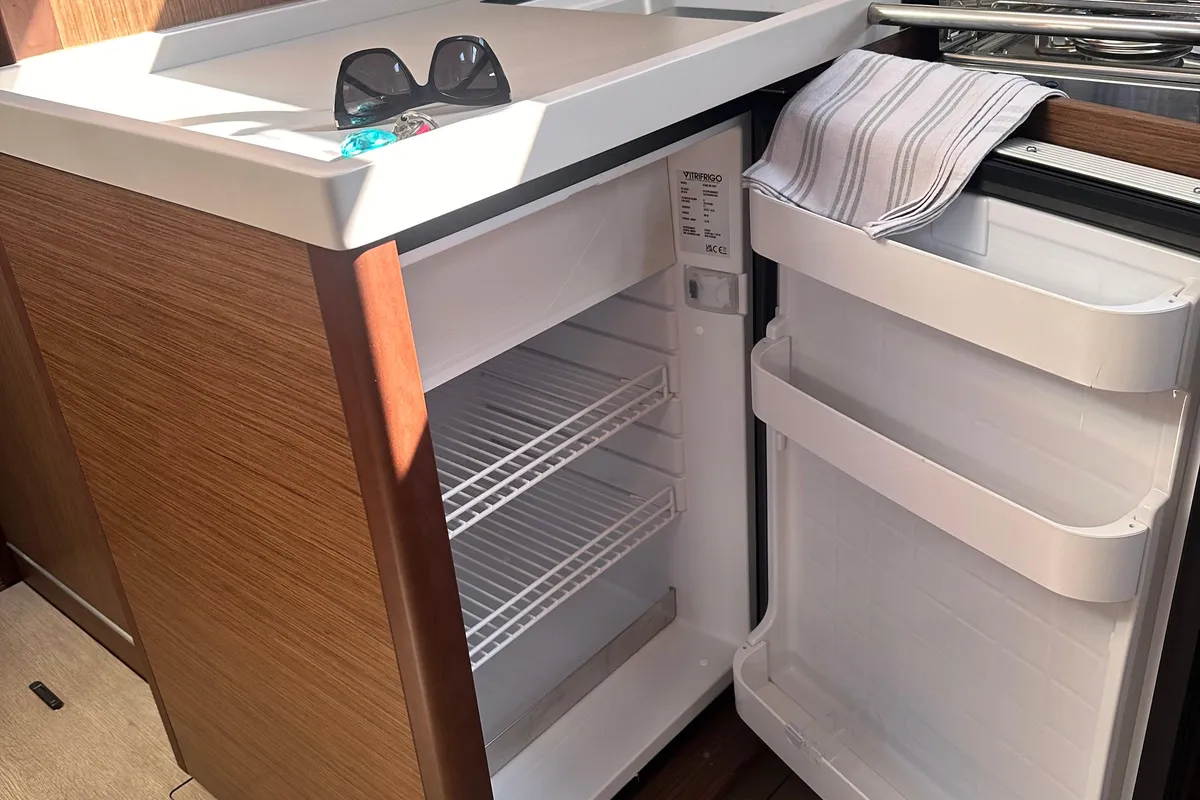 Galley of Dune, a Beneteau Oceanis 51.1 sailboat at Općina Rogoznica, Croatia