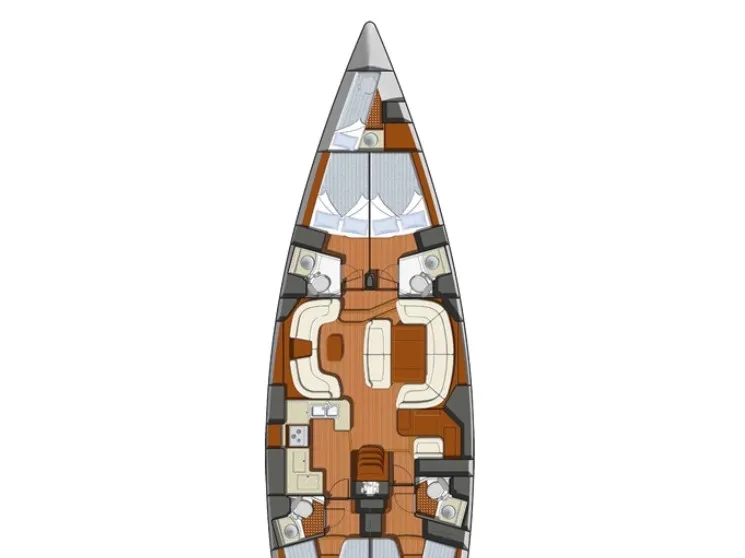 HEGOAK, a Jeanneau Sun Odyssey 54DS sailboat at Kungshamn, Sweden