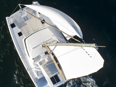 Silvia B, a Bali Catspace catamaran at Marsala, Italy