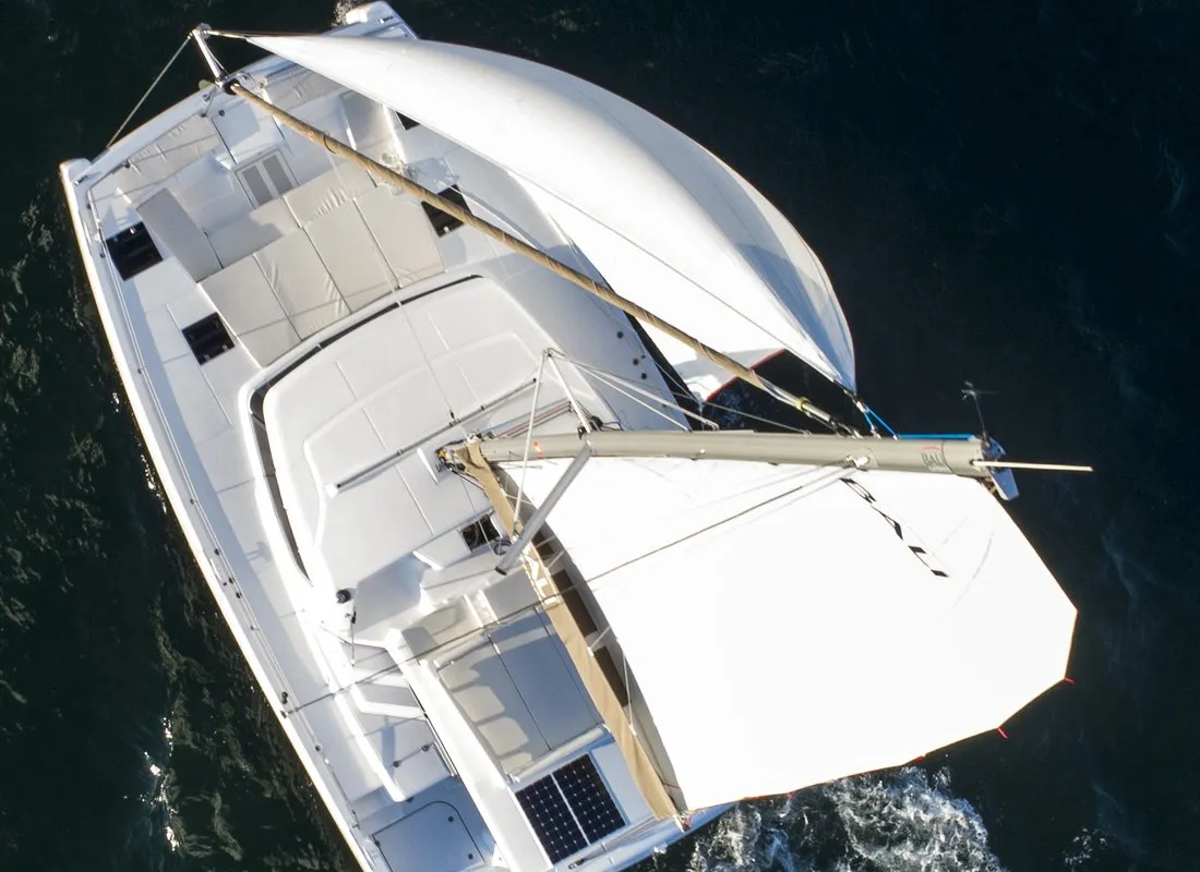 Silvia B, a Bali Catspace catamaran at Marsala, Italy