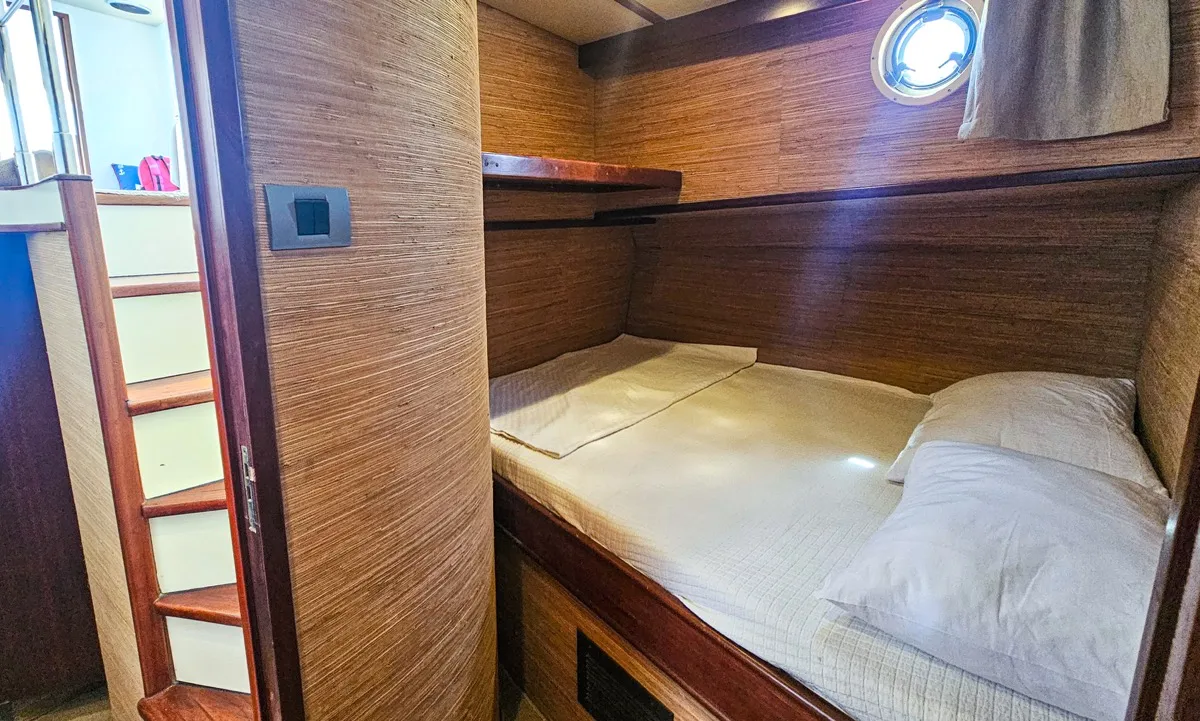 Cabin on Sevill, a Gulet Custom built 183 motor yacht at Bodrum, Turkey
