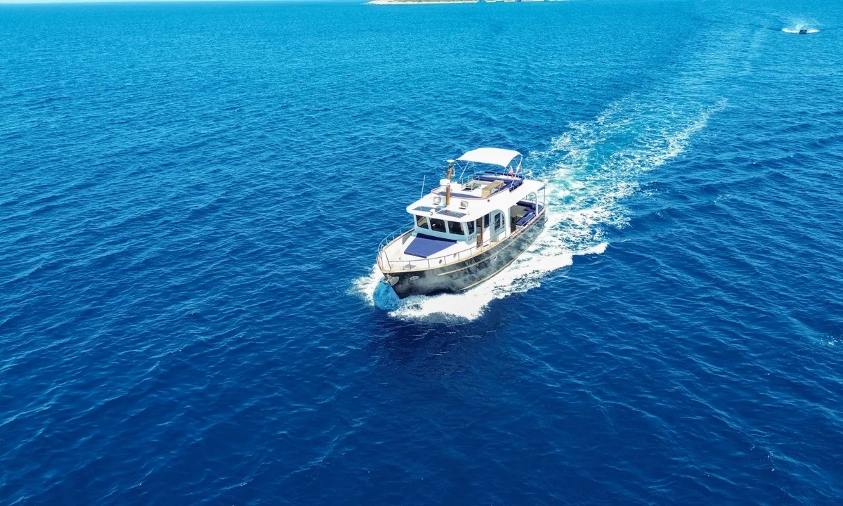 Exterior view of Sevill, a Gulet Custom built 183 motor yacht at Bodrum, Turkey