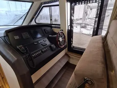 Cockpit of Sarkis de Karabas, a Greenline 48 Fly motor yacht at Portorož / Portorose, Slovenia