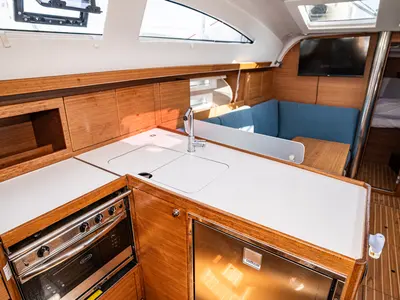 Galley of Kate, a Elan Impression 40.1 sailboat at Pirovac, Croatia