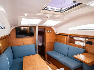 Salon of Kate, a Elan Impression 40.1 sailboat at Pirovac, Croatia