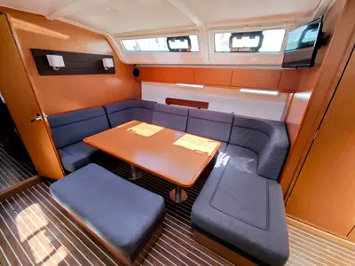 Galley of Jozefina, a Bavaria Cruiser 51 sailboat at Općina Sukošan, Croatia